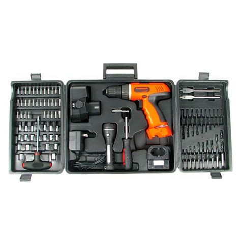 78 - Pc. Trademark Global® Cordless Drill Set with Bits - 189320, Power Tools at Sportsman's Guide