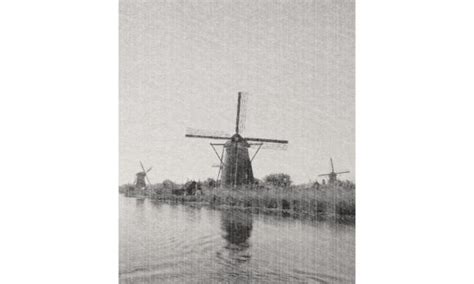 6 Kinderdijk Windmills Map Designs & Graphics