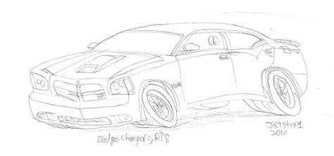 Dodge Charger SRT8 Toon Sketch by Jetster1 on DeviantArt