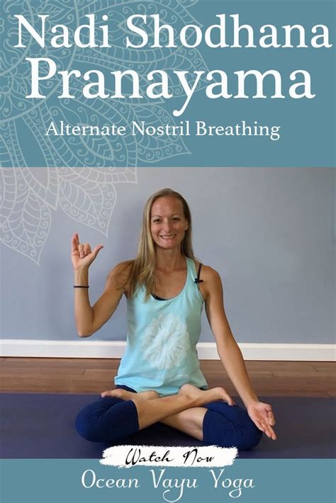 NADI SHODHANA PRANAYAMA - Alternate nostril breathing | Alternate ...