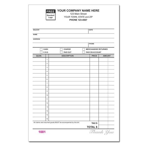 Sales Slip Receipt Printing | Invoice, Sales Receipt for Retail Stores in 2021 | Microsoft word ...