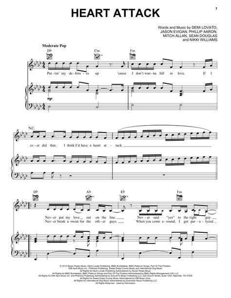 Heart Attack | Sheet Music Direct