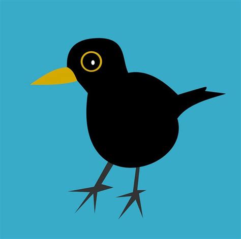 Black Bird Cartoon - ClipArt Best