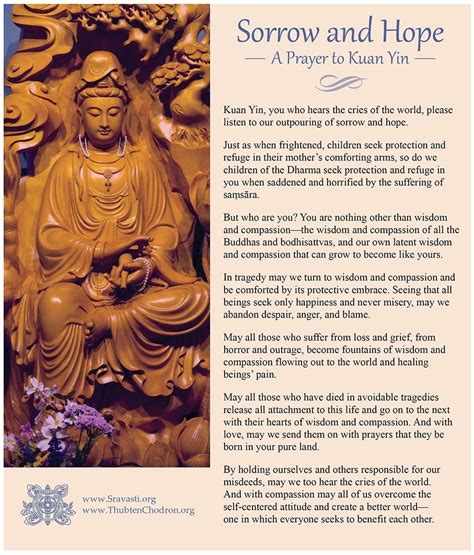 Prayer To Kuan Yin