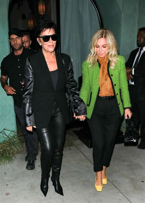 Kris Jenner looks thinner-than-ever in skintight leather outfit in LA ...