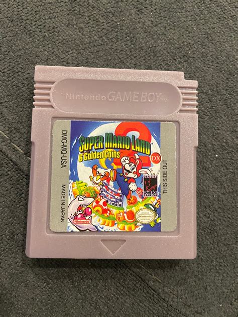 Super Mario Land 2 6 Golden Coins DX Nintendo Game Boy - Etsy