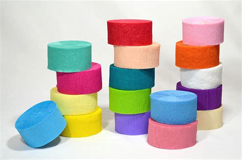 Alpen Crepe Paper Streamers for paper flowers, paper chains, displays ...