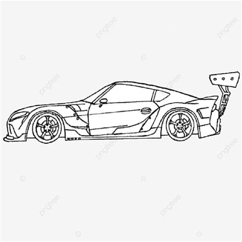 Supra PNG Picture, Supra Mk5, Supra Drawing, Supra Sketch, Car ...