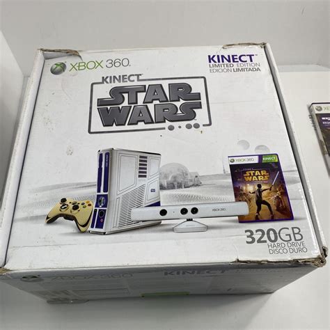 Xbox 360 Star Wars Kinect R2D2 Console Bundle w Box No Controller See Video! 885370332889 | eBay