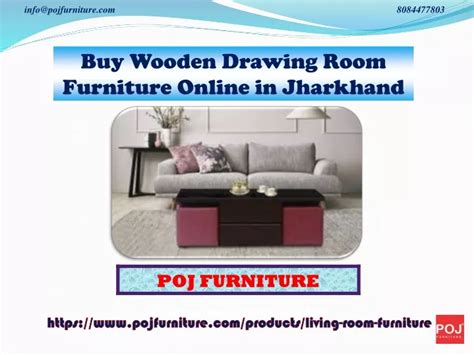 PPT - Buy Wooden Drawing Room Furniture Online in Jharkhand PowerPoint ...