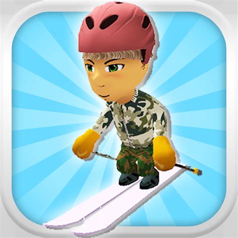 A Downhill Snow Skier: 3D Mountain Skiing Game - FREE Edition:Amazon ...