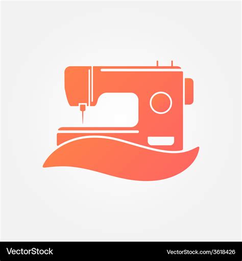 Sewing Machine Vector Logo