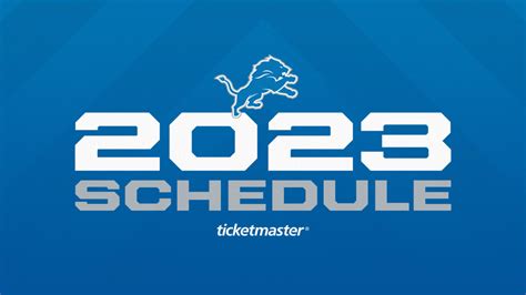 Ben Ramos Viral: Detroit Lions Schedule 2023 Printable