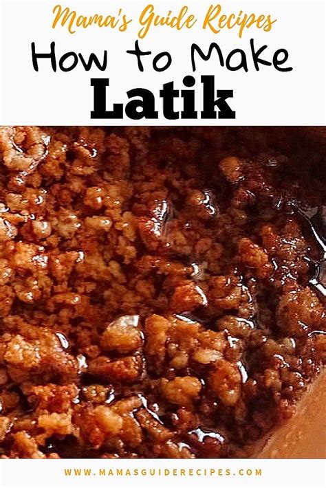 HOW TO MAKE LATIK - Mama's Guide Recipes