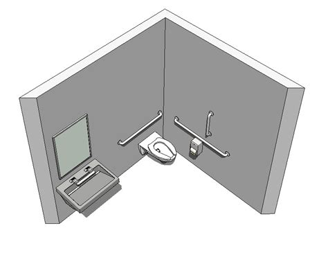 Download Pre-built Revit Accessible Toilet Room Sample Model