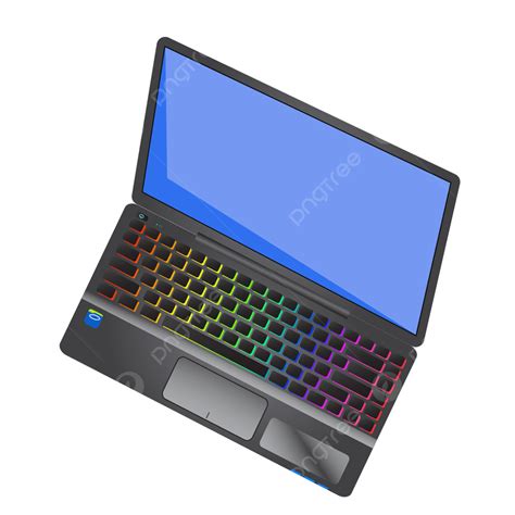 Gaming Laptop Clipart Vector, Laptop Rgb Gaming High End Vector Transparent Background, Laptop ...