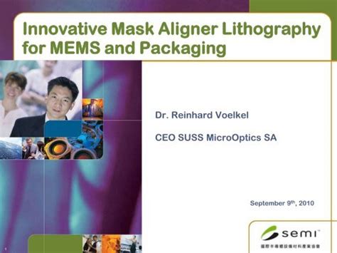 Mask Aligner Lithography - SUSS MicroOptics