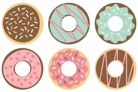 Donut Cut Files + Clip Art - Freebie Friday - Hey, Let's Make Stuff