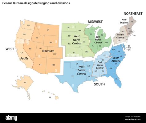 Usa states northeast Stock Vector Images - Alamy