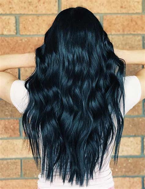 20 Amazing Blue Black Hair Color Looks