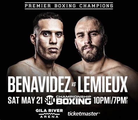 David Benavidez Fights David Lemieux On May 21st In Glendale, Arizona ...