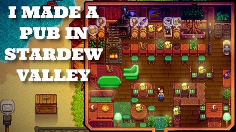 Stardew Valley | I made A PUB In Stardew Valley - YouTube