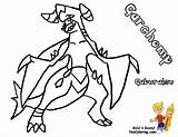M/pokemon Garchomp Coloring Pages sketch template