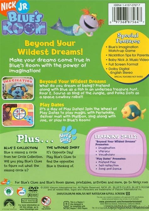 Blue's Clues: Blue's Room - Beyond Your Wildest Dreams! (DVD 2005 ...