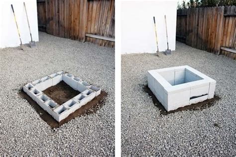 Cinder block fire pit – DIY fire pit ideas for your backyard