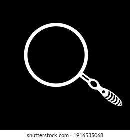 Continuous One Single Line Drawing Loupe Stock Vector (Royalty Free) 1570296391 | Shutterstock