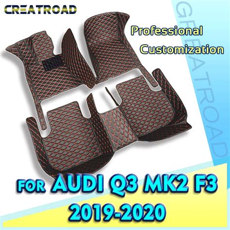 Car Floor Mats For Audi Q3 MK2 F3 2019 2020 Custom Auto Foot Pads ...