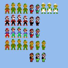 How I converted SMB1 Mario and Luigi sprites by us by Abbysek on DeviantArt