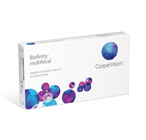 Biofinity® Multifocal 6 Pack Contact Lenses With Aquaform® Technology