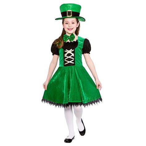 Deluxe Leprechaun Girl - Kids Costume - Ladies Costumes from A2Z Fancy ...