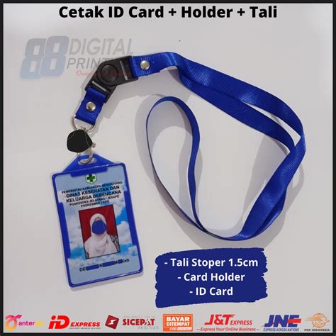 Jual Promo Cetak ID Card Custom (ID Card + Holder + Tali) Indonesia ...