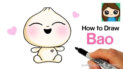 How to Draw Bao Easy | Pixar Short Film | Drawings, Cartoon drawings, Drawing cartoon characters