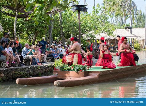 Polynesian Culture Center editorial stock photo. Image of aloha - 94272018