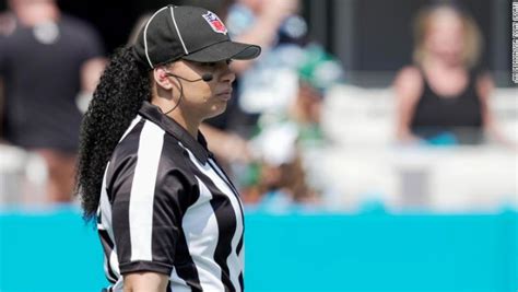 Maia Chaka makes history as the first black woman to referee an NFL ...