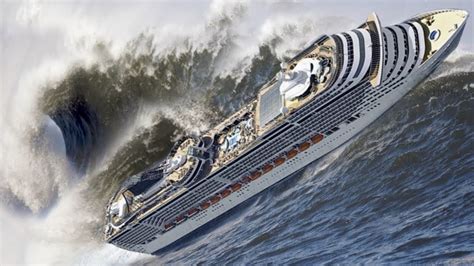 18 Crazy Videos Of Cruise Ships Caught In Massive Storms - YouTube