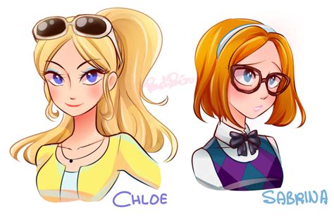 Chloé and Sabrina - Miraculous Ladybug fan Art (39558975) - fanpop