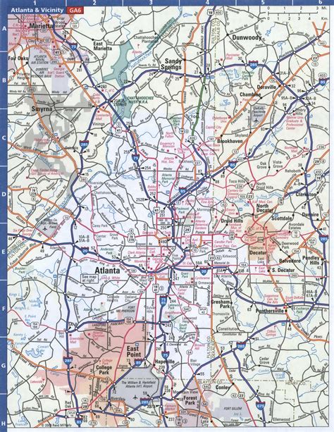 Navigating The City: A Comprehensive Look At Atlanta’s Map - Map Haiti Dominican Republic