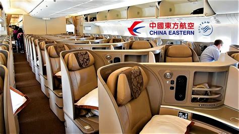 China Eastern Business Class 777 Chicago O'Hare to Shanghai Pudong ...