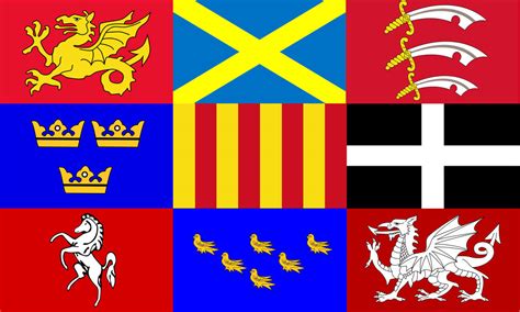 English Heptarchy Flags by Rory-The-Lion on DeviantArt