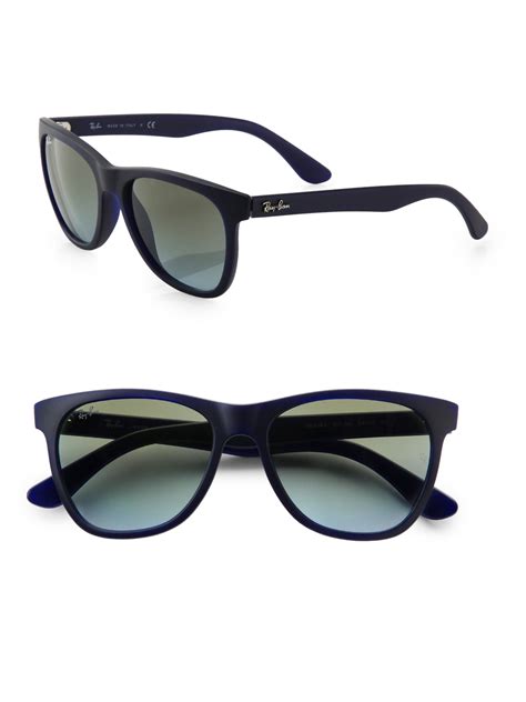 Ray-Ban Oversized Wayfarer Sunglasses in Blue for Men - Lyst