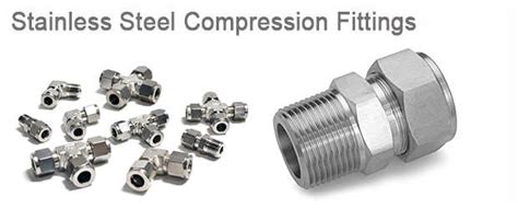 Stainless Steel Compression Fittings | Stainless Steel Single Ferrule ...