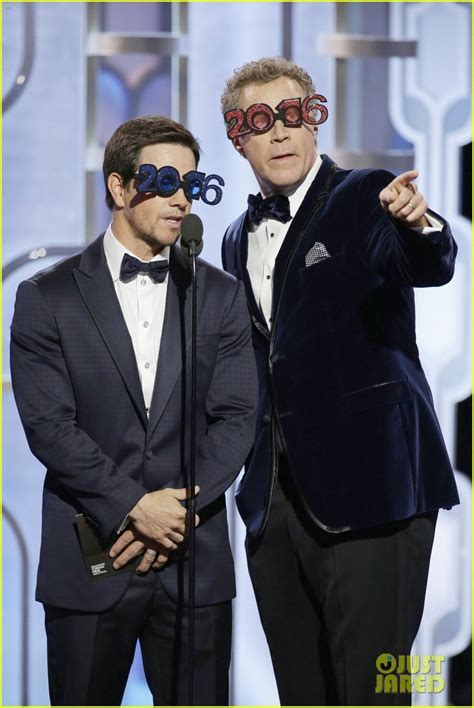 Mark Wahlberg & Will Ferrell Are Still Celebrating the New Year at the Golden Globes 2016: Photo ...