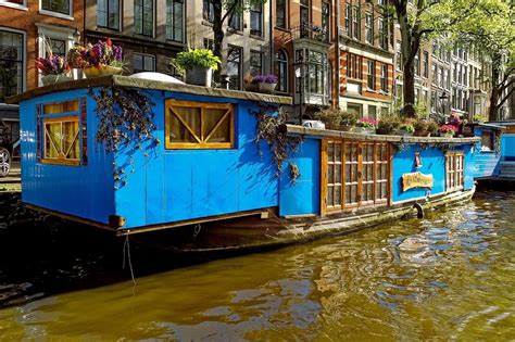 Canal Houseboat, Amsterdam : r/pics