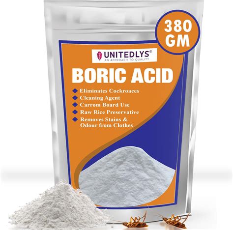 KNR Corporation Multi-Purpose Boric Acid Powder For Cockroaches, Termites | Rice Preservative ...