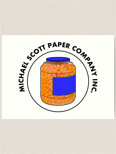 "Michael Scott Paper Company Inc. Logo" Art Print for Sale by aarondigu ...