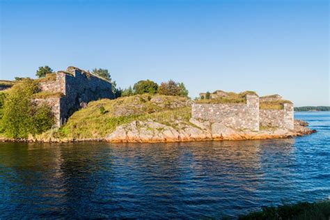 Fortifications at Suomenlinna Sveaborg , Sea Fortress Near Helsinki ...